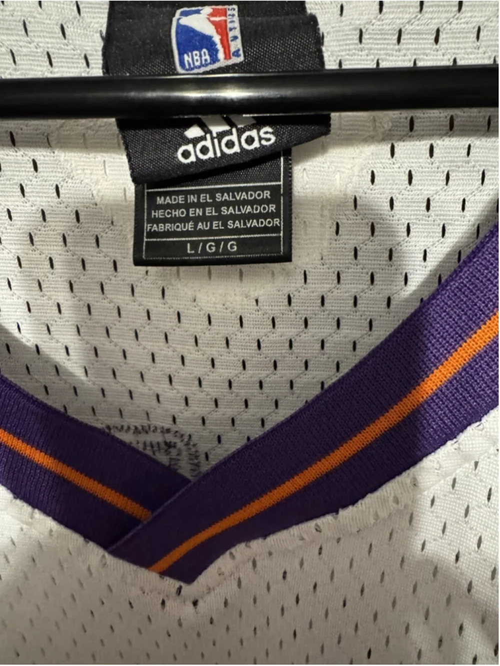 Phoenix Suns Steve Nash #13 Adidas Jersey White Men Sz L